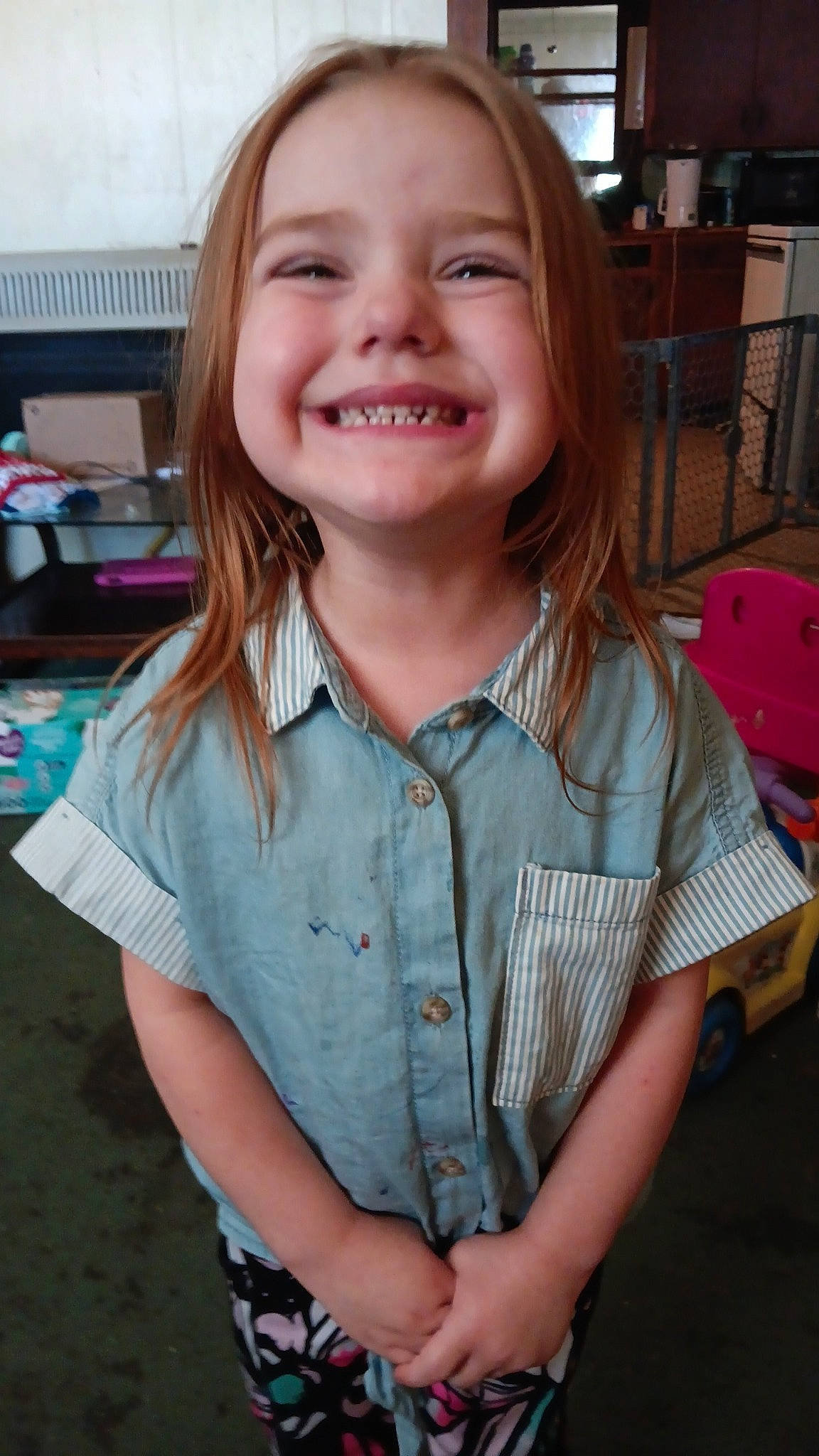 Emma joined the competition — help win amazing prizes! blond, cheek, child, chin, dress_shirt, eye, facial_expression, fun, hair, hairstyle, happy, head, iris, joy, lip, person, skin, sleeve, smile, t_shirt