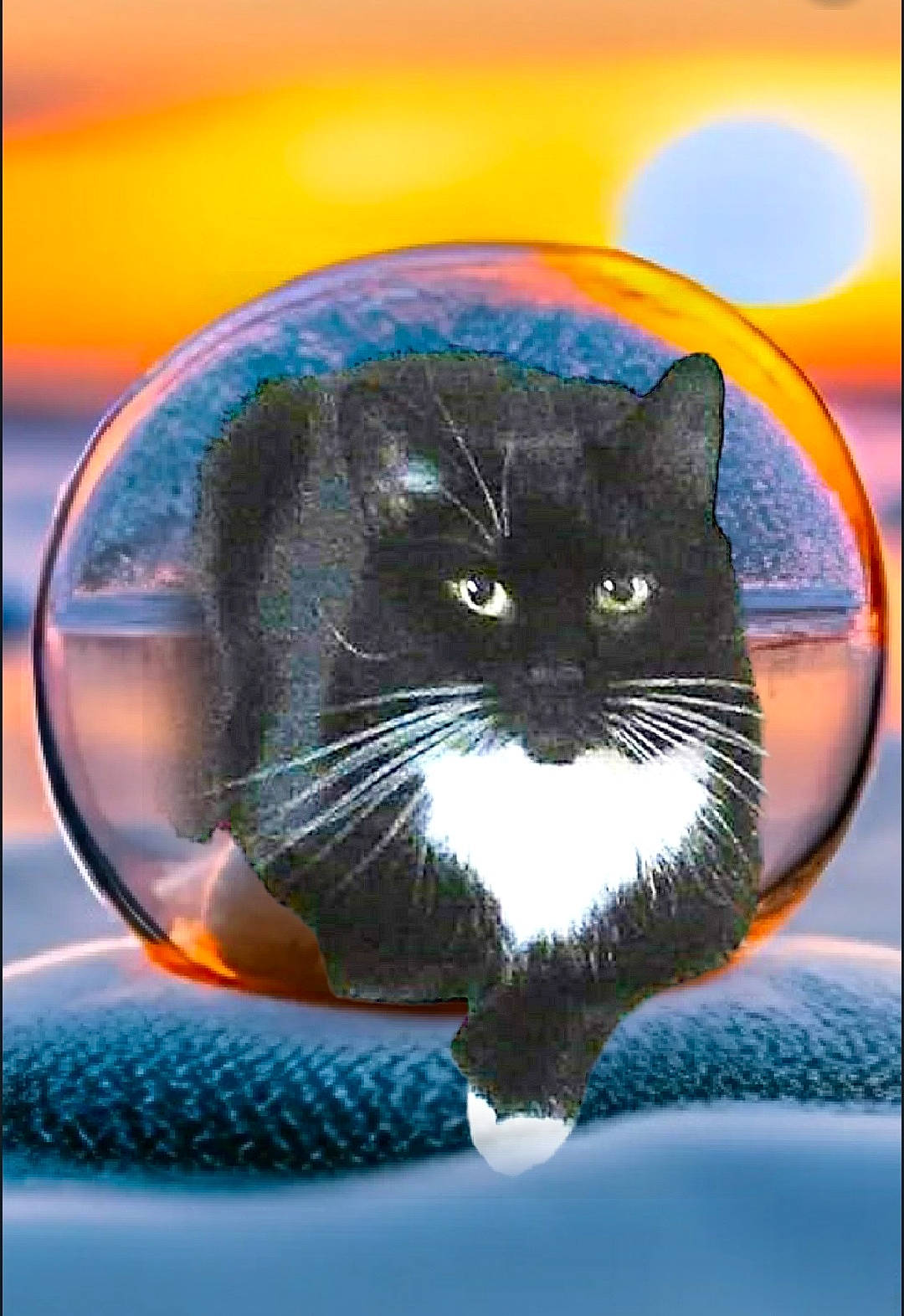 Lola is registered to the contest to win money with this photo: art, carnivore, cat, circle, domestic_short_haired_cat, electric_blue, felidae, font, fur, graphics, grass, illustration, pet_supply, picture_frame, rectangle, small_to_medium_sized_cats, snout, vertebrate, whiskers, window