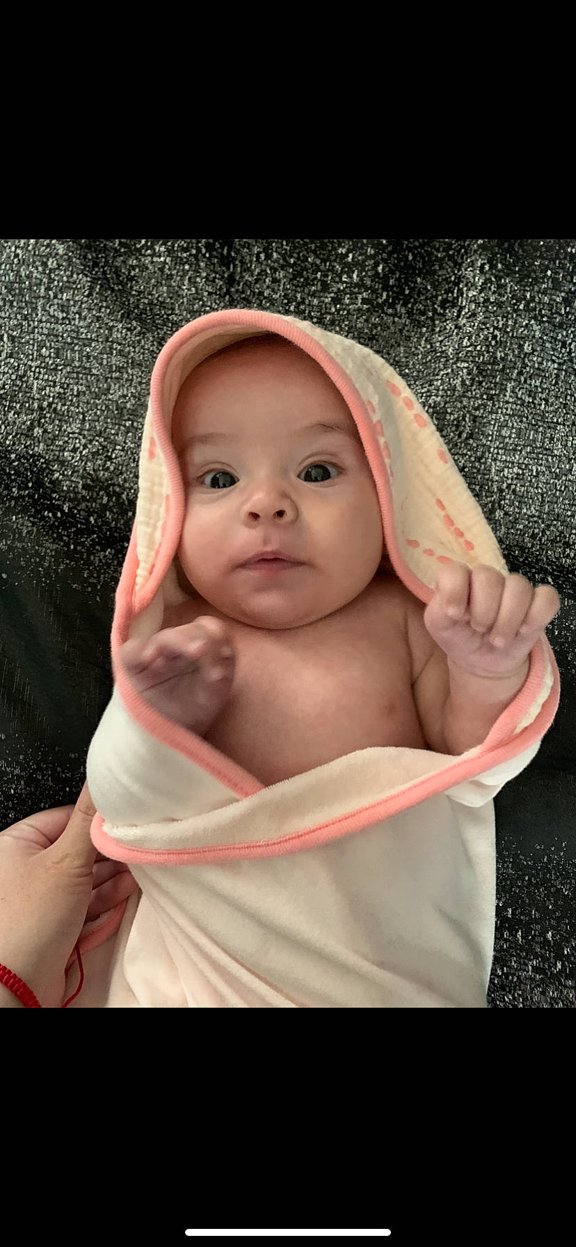 Laylah joined the competition — help win amazing prizes! baby, baby_carriage, baby_products, baby_safety, baby_toddler_clothing, beauty, cheek, child, comfort, eye, fashion_accessory, finger, fun, headwear, linens, lip, person, pink, portrait_photography, sitting