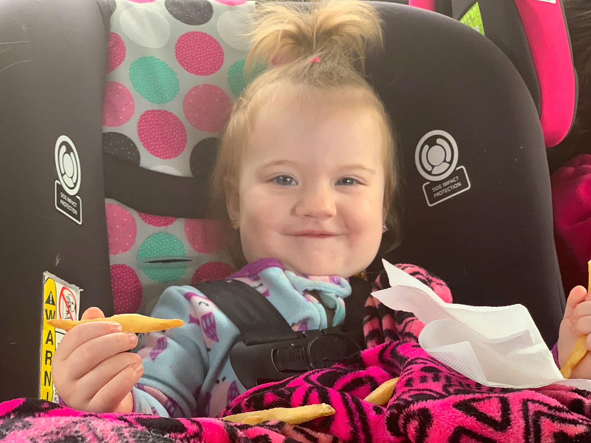 Ryan joined the competition — help win amazing prizes! child, day, ear, fun, girl, joy, magenta, person, pink, product, skin, smile, toddler