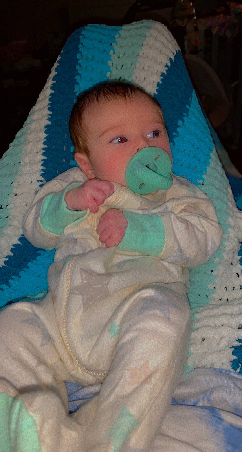 Everly joined the competition — help win amazing prizes! art, baby, baby_products, baby_toddler_clothing, cheek, child, comfort, drinkware, eye, eyebrow, head, human_body, iris, linens, mouth, nose, person, sitting, skin, textile