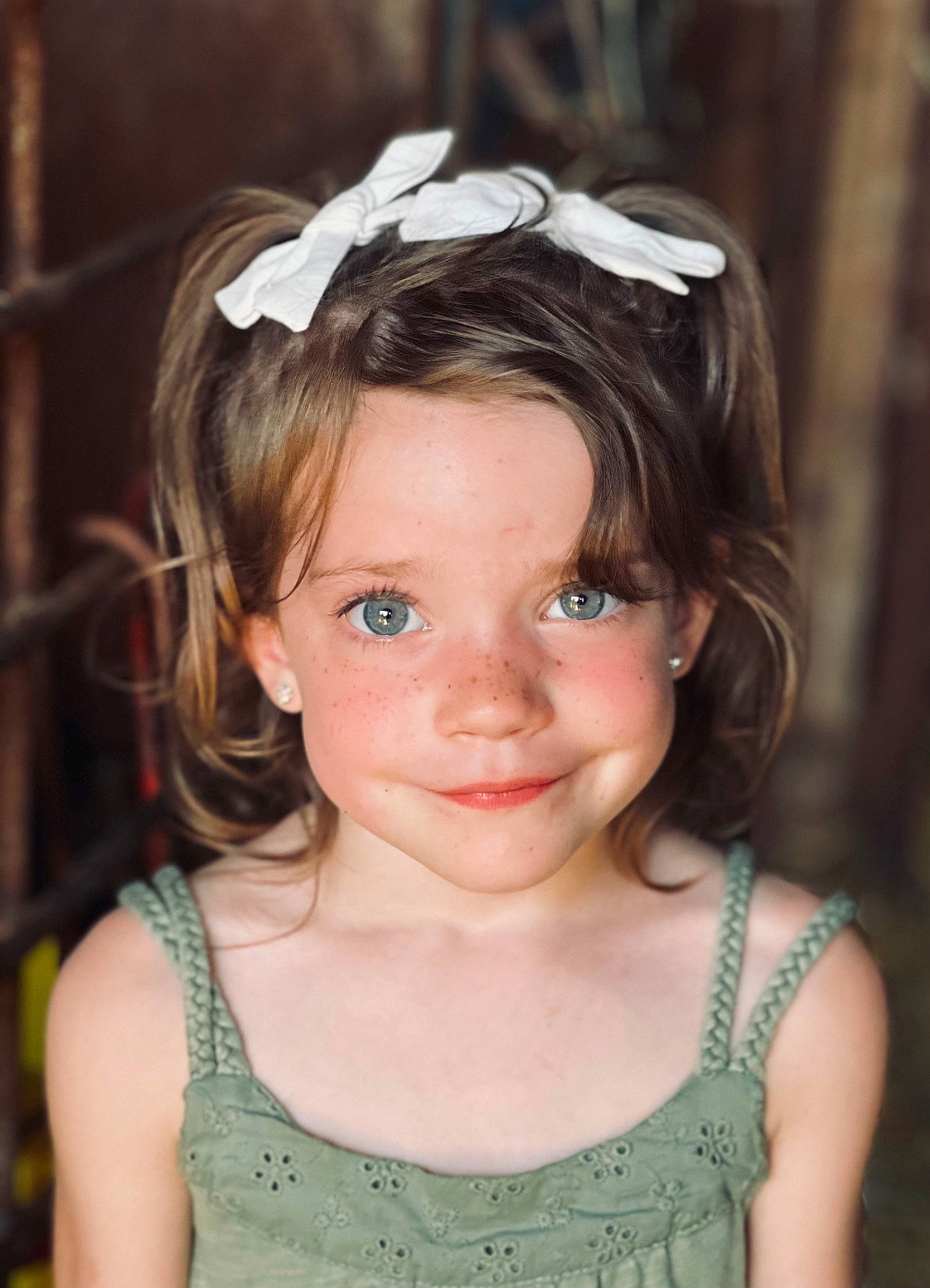 Rylee joined the competition — help win amazing prizes! baby_toddler_clothing, beauty, blond, bridal_accessory, brown_hair, child, chin, day_dress, embellishment, eyebrow, eyelash, flash_photography, happy, headband, headpiece, iris, joy, long_hair, neck, person