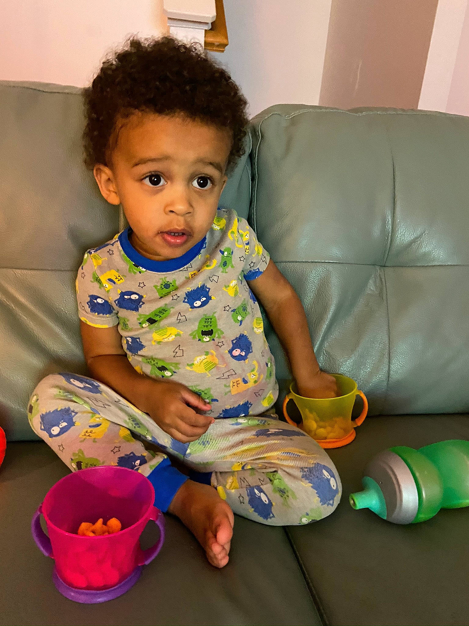 Jalen joined the competition — help win amazing prizes! baby, child, person, play, sitting, toddler, toy