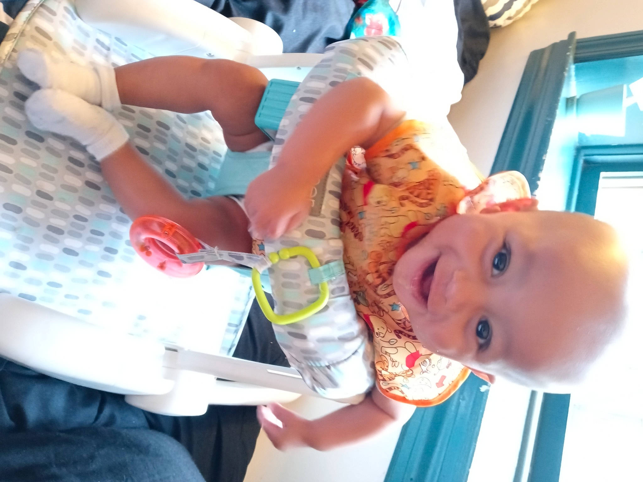 Keziah is registered to the contest to win money with this photo: baby, baby_toddler_clothing, blue, child, elbow, finger, fun, hairstyle, hand, happy, human_leg, leisure, mouth, person, picture_frame, sitting, summer, sunglasses, thigh, toddler