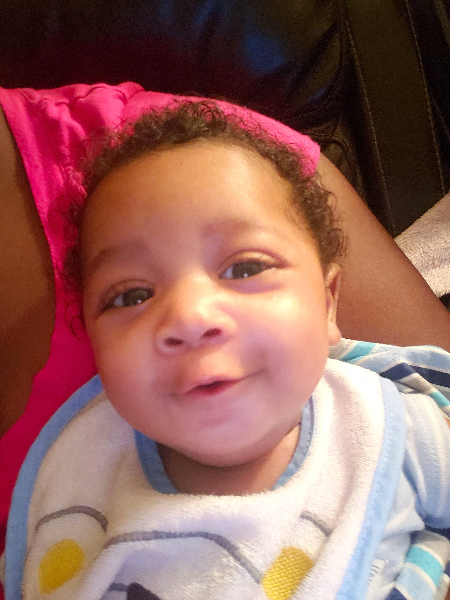 Mehki is registered to the contest to win money with this photo: baby, beauty, cheek, child, chin, eye, eyebrow, face, facial_expression, forehead, fun, hair, head, lip, nose, people, person, pink, skin, smile