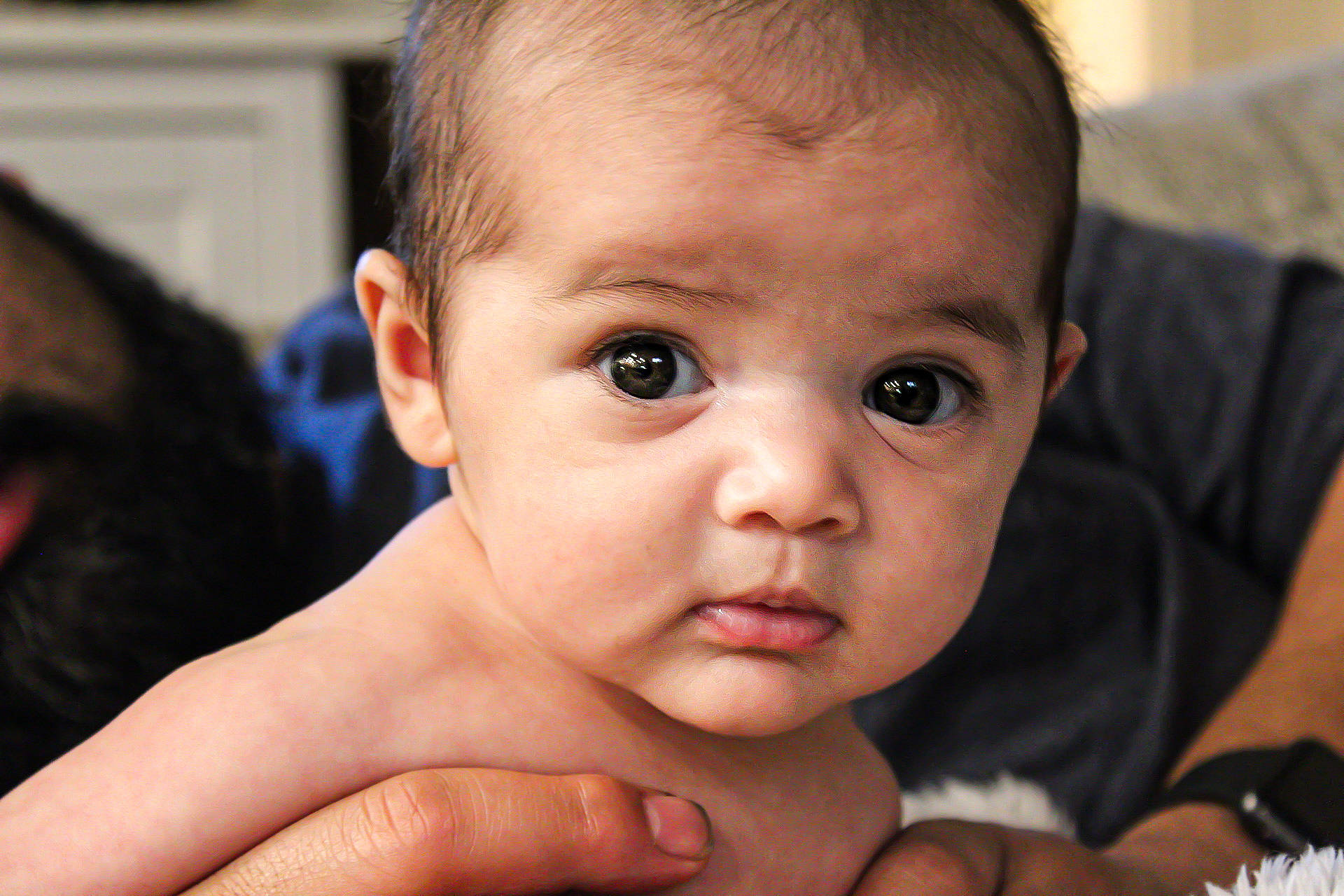 Ivy joined the competition — help win amazing prizes! baby, cheek, child, close_up, ear, eyelash, facial_expression, finger, gesture, hand, happy, iris, lip, mouth, nail, nose, organ, person, skin, thumb