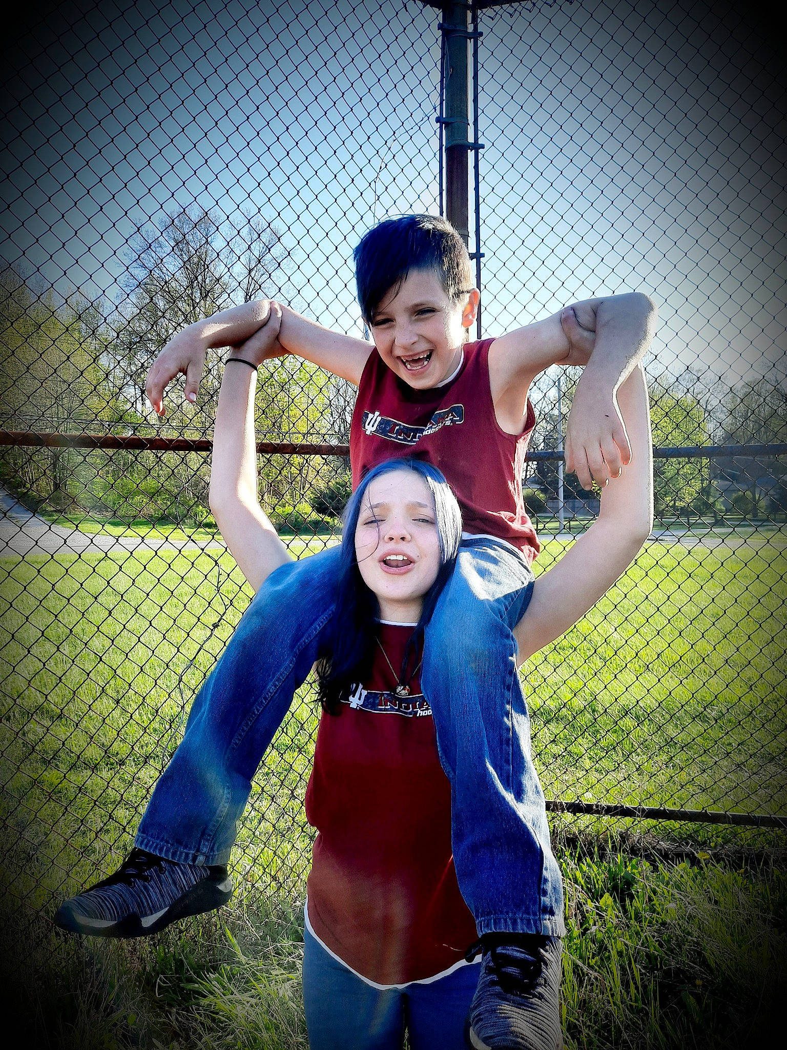 Michael Aki is registered to the contest to win money with this photo: child, cool, facial_expression, flash_photography, fun, gesture, happy, joy, muscle, person, photography, smile, t_shirt