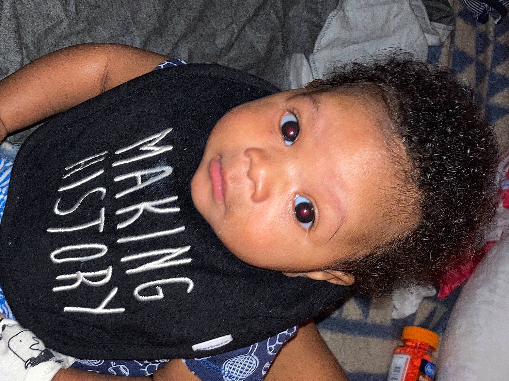 Dakari joined the competition — help win amazing prizes! baby, black, black_hair, cheek, chin, cool, elbow, eyebrow, eyelash, forehead, hairstyle, iris, lip, mouth, neck, nose, person, skin, sleeve, toddler