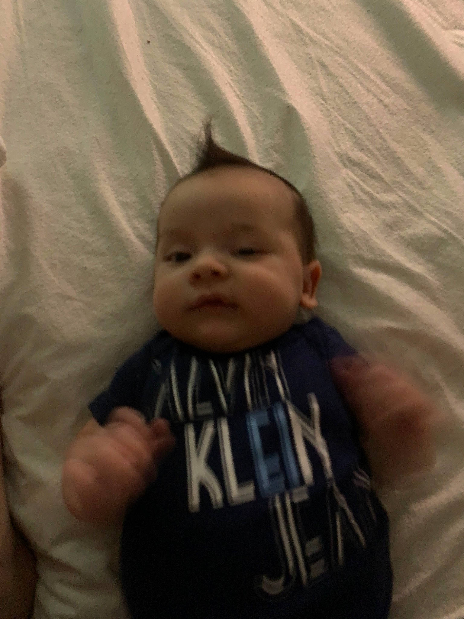 Beckett joined the competition — help win amazing prizes! baby, cheek, child, cool, ear, face, forehead, head, mouth, nose, person, skin, smile, toddler