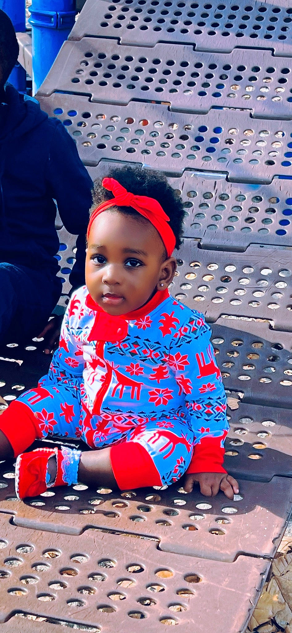 Shannel joined the competition — help win amazing prizes! asphalt, baby, baby_toddler_clothing, blue, cap, child, electric_blue, fun, happy, headgear, leisure, pattern, person, photograph, recreation, sitting, soil, t_shirt, toddler, tradition