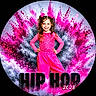 child, girl, pink_clothing, pigtails, smiling, pose, powder_explosion, colorful_background, hip_hop, text_overlay, portrait, young, fashion, vibrant, confident, studio_photo, artistic, celebration, event, color_splash