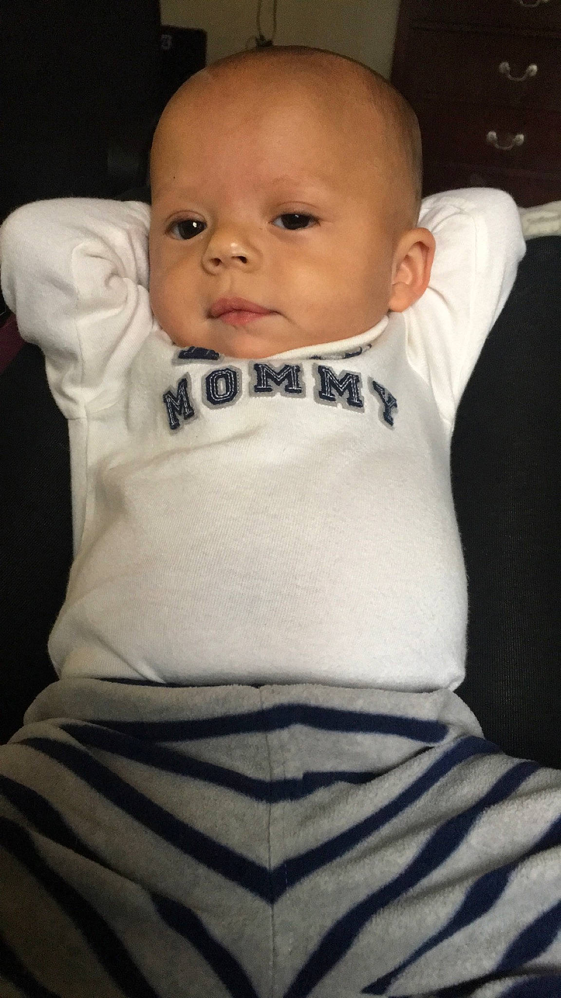 Bentley joined the competition — help win amazing prizes! baby, baby_toddler_clothing, cheek, child, head, neck, person, toddler