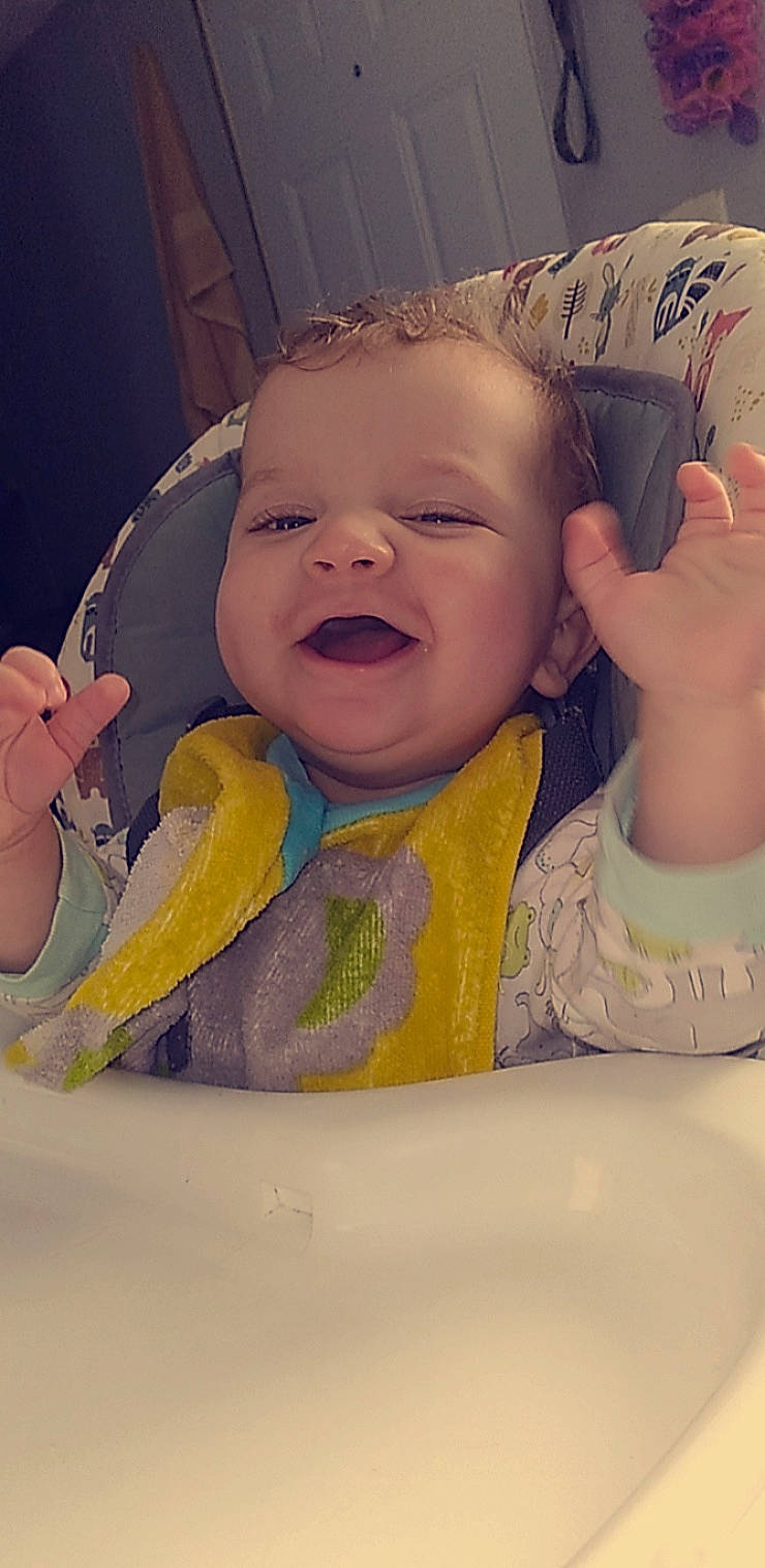 Jericho joined the competition — help win amazing prizes! arm, baby, baby_sleeping, baby_toddler_clothing, cheek, face, facial_expression, finger, gesture, hand, happy, iris, lip, mouth, nose, organ, person, product, skin, smile