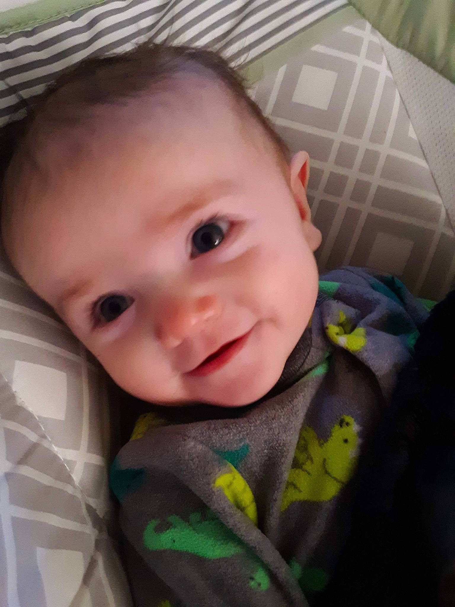 Phoenix is registered to the contest to win money with this photo: baby, beauty, cheek, child, chin, ear, eye, eyebrow, face, forehead, green, head, iris, lip, mouth, nose, person, skin, smile, toddler