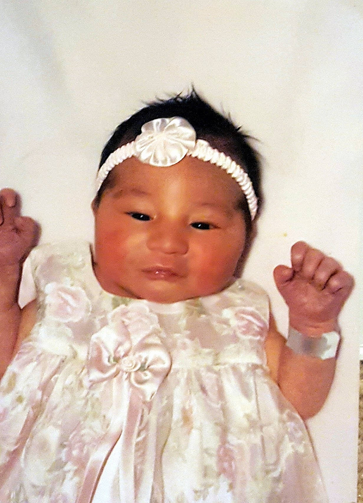 Isabella joined the competition — help win amazing prizes! child, girl, hair_accessory, head, headband, headgear, headpiece, infant, person, portrait, product, toddler