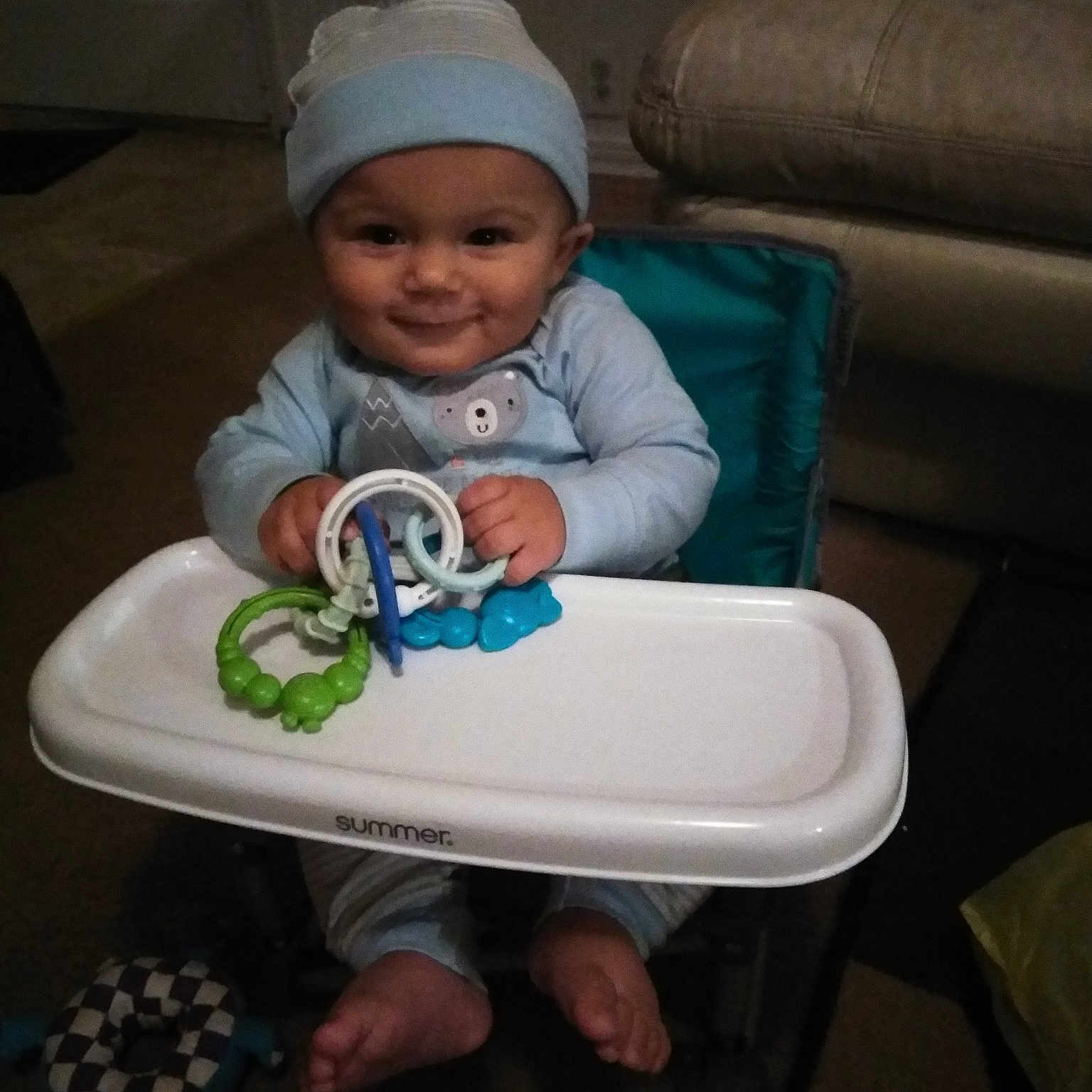 Kingstin is registered to the contest to win money with this photo: child, day, headwear, joy, person, plumbing_fixture, product, toddler