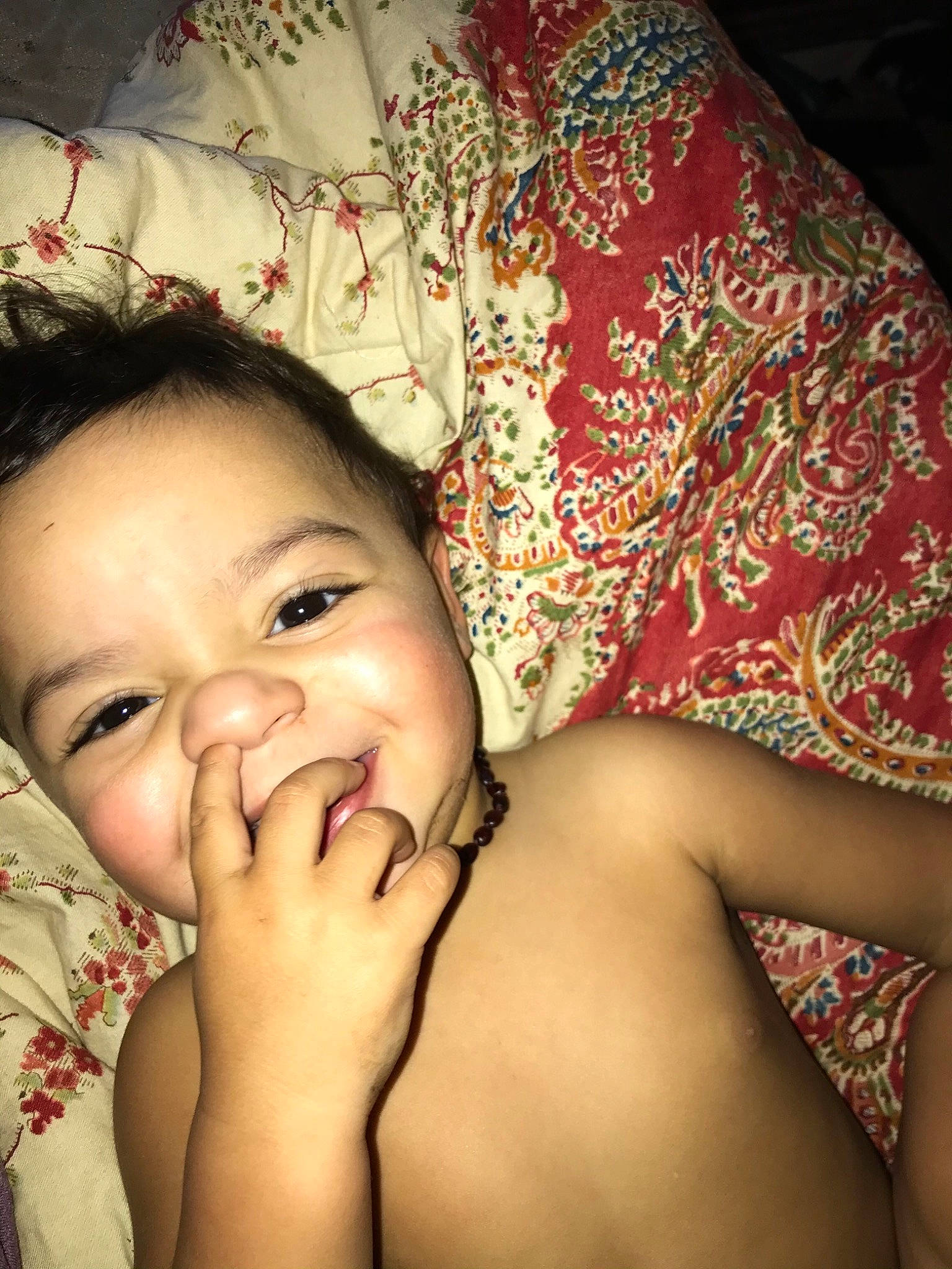 Jamal is registered to the contest to win money with this photo: abdomen, baby, barechested, cheek, chest, child, eye, eyelash, finger, flesh, nail, organ, person, skin, stomach, throat, thumb, trunk