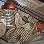 newborn, baby, twins, sleeping, crib, blanket, pajamas, striped, infant, bed, family, foot, indoors, cute, peaceful, child, resting, comfortable, soft, home