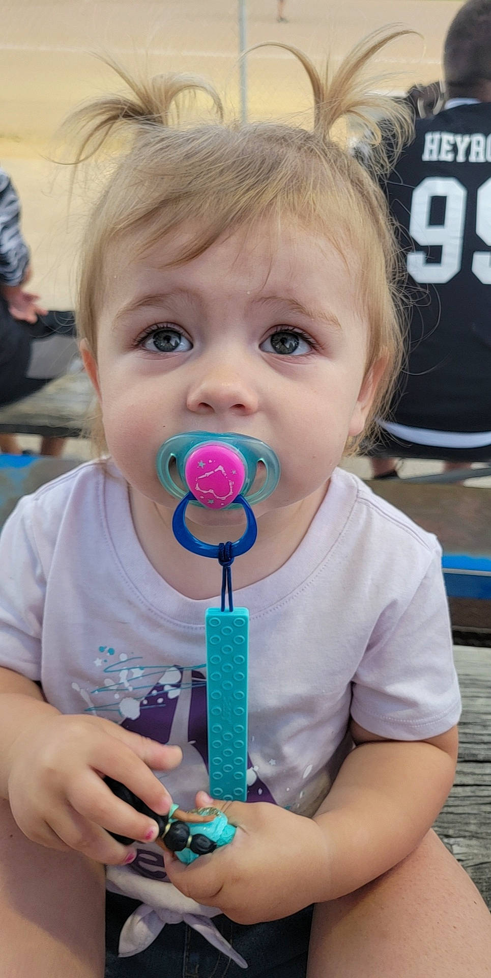 Evangeleen Rose is registered to the contest to win money with this photo: audio_equipment, baby, baby_toddler_clothing, cheek, child, event, eyelash, fun, happy, lip, logo, microphone, nail, nose, party, party_supply, person, play, skin, toddler