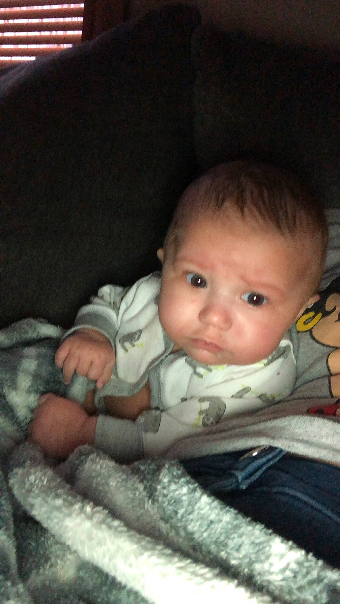 Lucia joined the competition — help win amazing prizes! baby, baby_toddler_clothing, cheek, child, comfort, eye, finger, gesture, iris, lap, linens, lip, mouth, nose, person, sitting, skin, sleeve, thumb, toddler