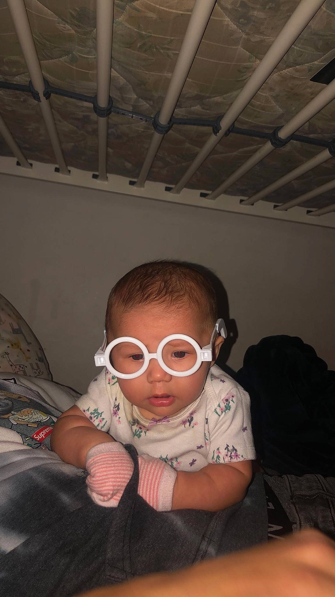 Lucia joined the competition — help win amazing prizes! baby, baby_toddler_clothing, ceiling, cheek, chin, comfort, ear, eyebrow, eyewear, flash_photography, forehead, fun, glasses, goggles, mouth, person, personal_protective_equipment, sitting, sunglasses, toddler
