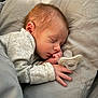 Waylon joined the competition — help win amazing prizes! baby, newborn, sleeping, pacifier, blanket, gray, infant, cute, peaceful, soft, cozy, hand, face, clothing, bed, rest, child, portrait, indoors, relaxation