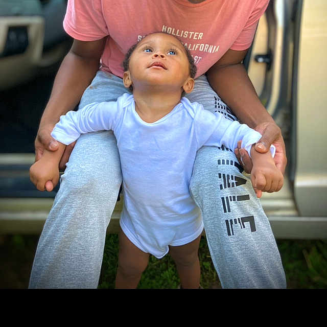 Charles joined the competition — help win amazing prizes! baby, bodypart, clothing, face, finger, grass, hand, happy, head, jeans, longsleeve, pants, person, photography, plant, portrait, shorts, sleeve, smile, t_shirt