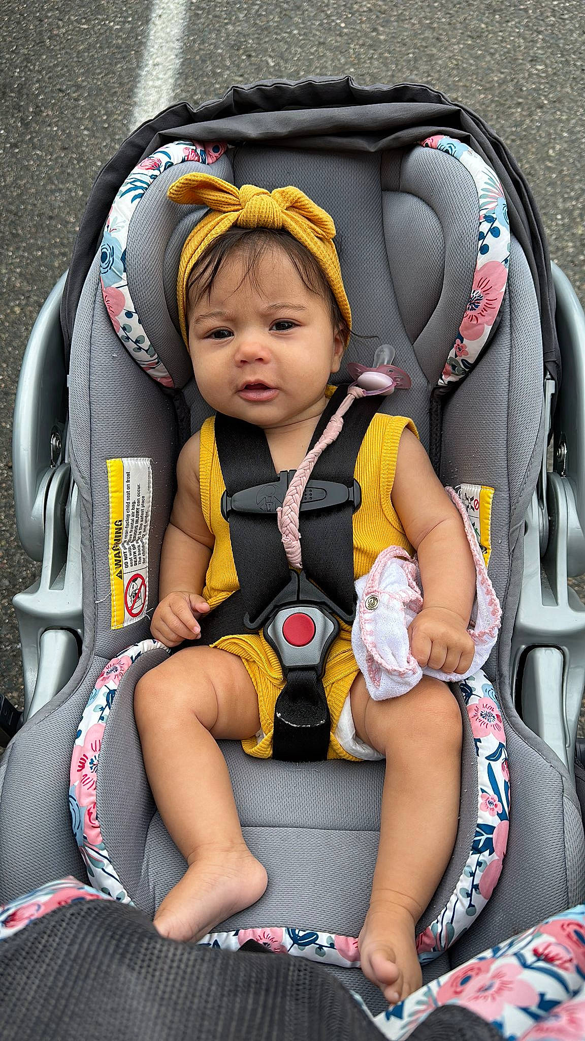 Allana joined the competition — help win amazing prizes! auto_part, baby, baby_products, baby_toddler_clothing, child, comfort, fashion_accessory, fun, happy, headwear, hearing, leisure, people_in_nature, person, personal_protective_equipment, photograph, recreation, service, sitting, thigh