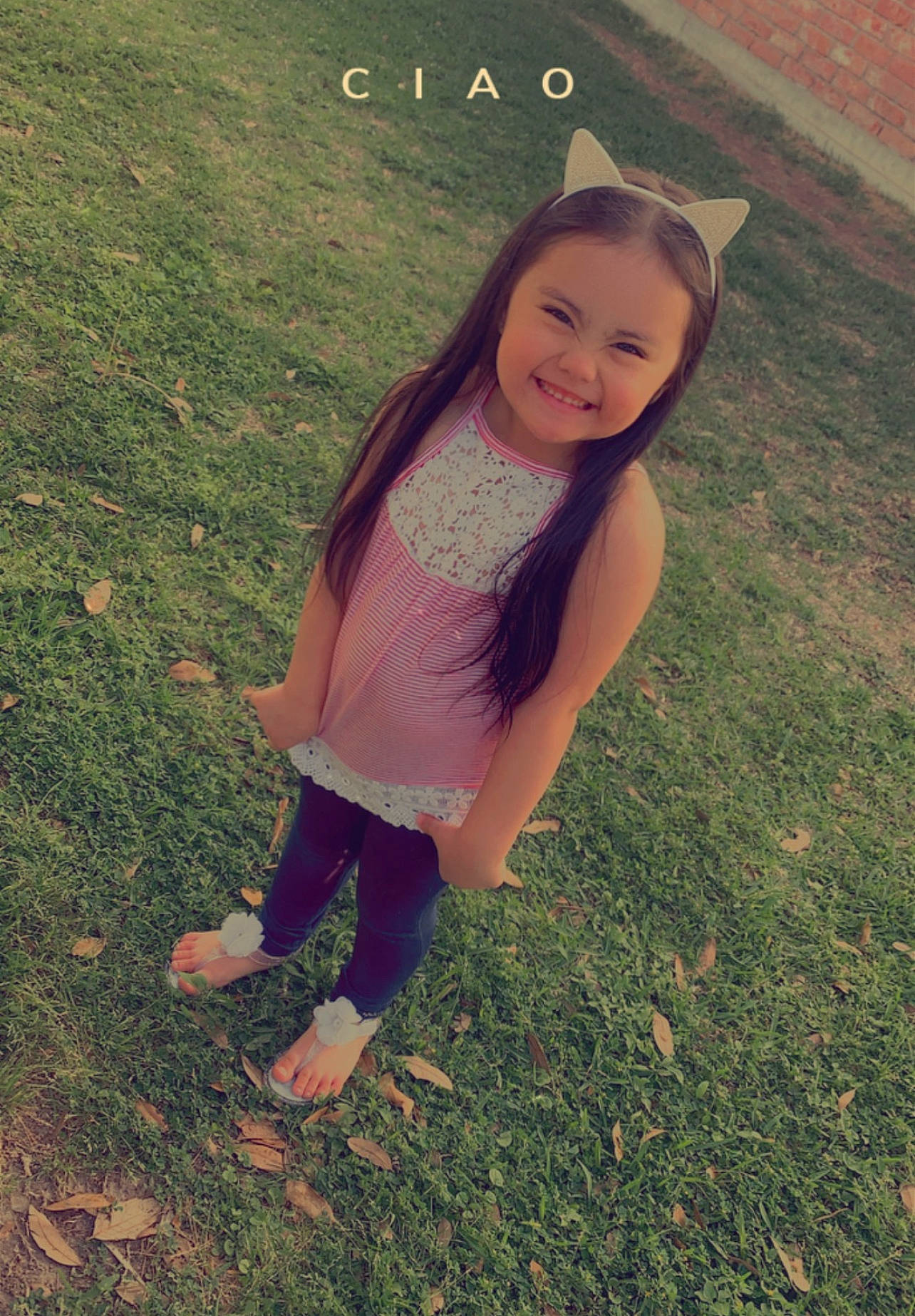 Mallorie joined the competition — help win amazing prizes! beauty, flash_photography, grass, grass_family, grassland, hand, happy, joy, leaf, long_hair, morning, people_in_nature, person, plant, skin, smile, summer, sunlight, t_shirt, thigh