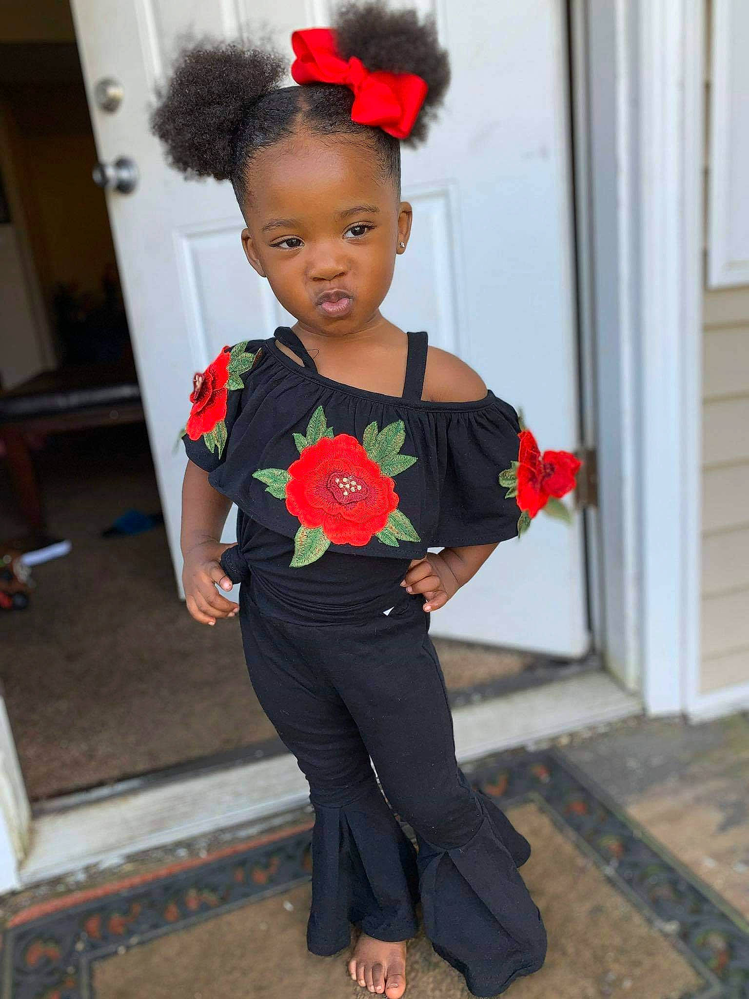 Royalty joined the competition — help win amazing prizes! baby_toddler_clothing, child, child_model, costume, flower, hair_accessory, hairstyle, person, toddler