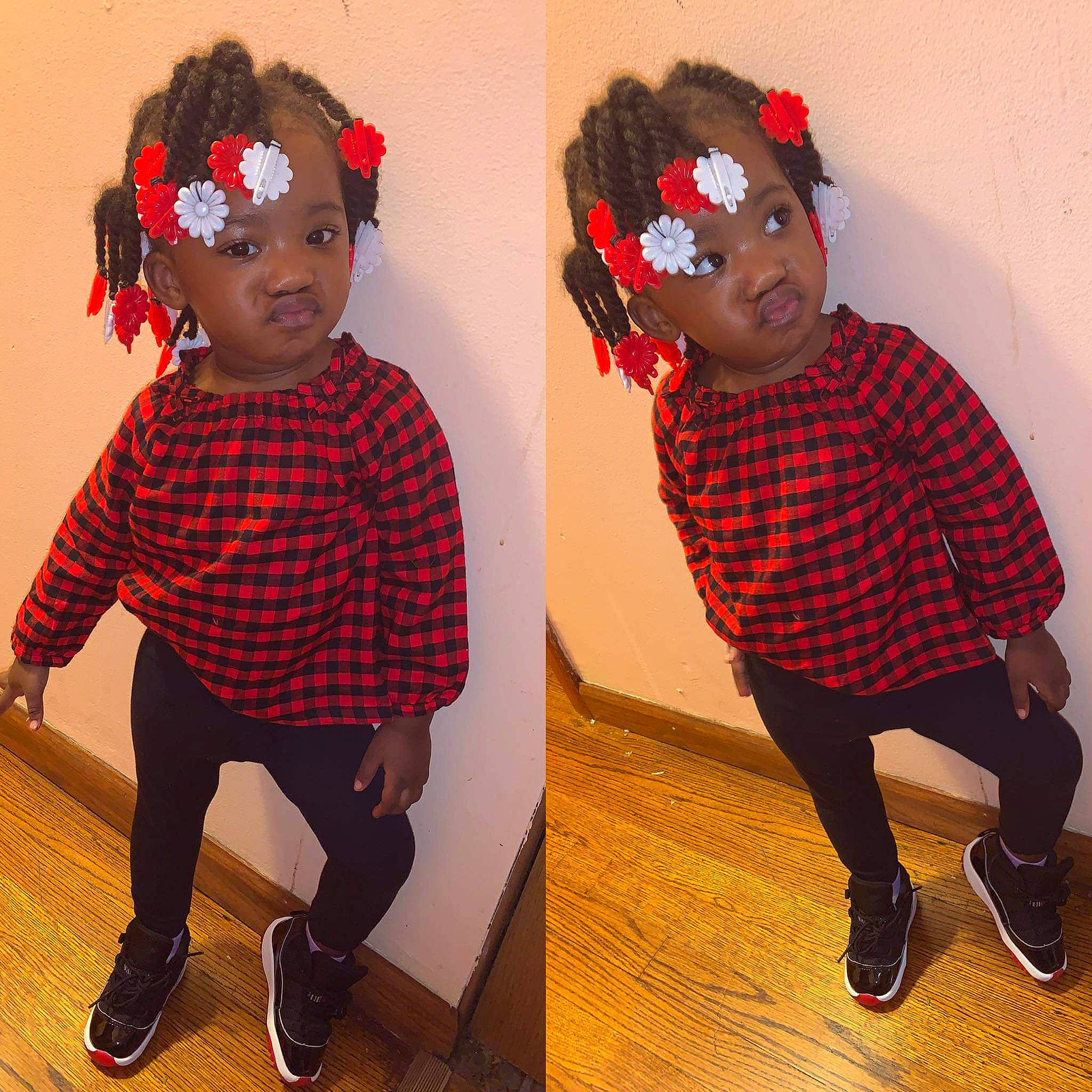 Royalty is registered to the contest to win money with this photo: afro, child, costume, design, footwear, outerwear, pattern, person, plaid, shoe, toddler