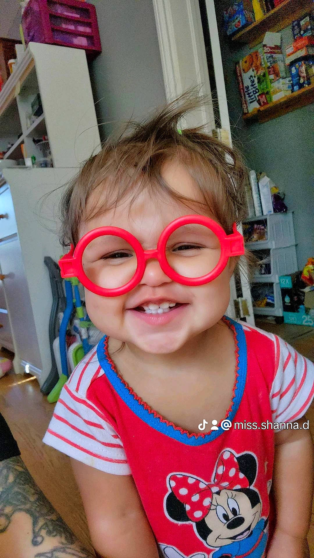 Kaimana joined the competition — help win amazing prizes! baby_toddler_clothing, cheek, chin, ear, electric_blue, eyebrow, eyelash, eyewear, fun, glasses, goggles, happy, joy, mouth, nose, person, personal_protective_equipment, smile, sunglasses, t_shirt