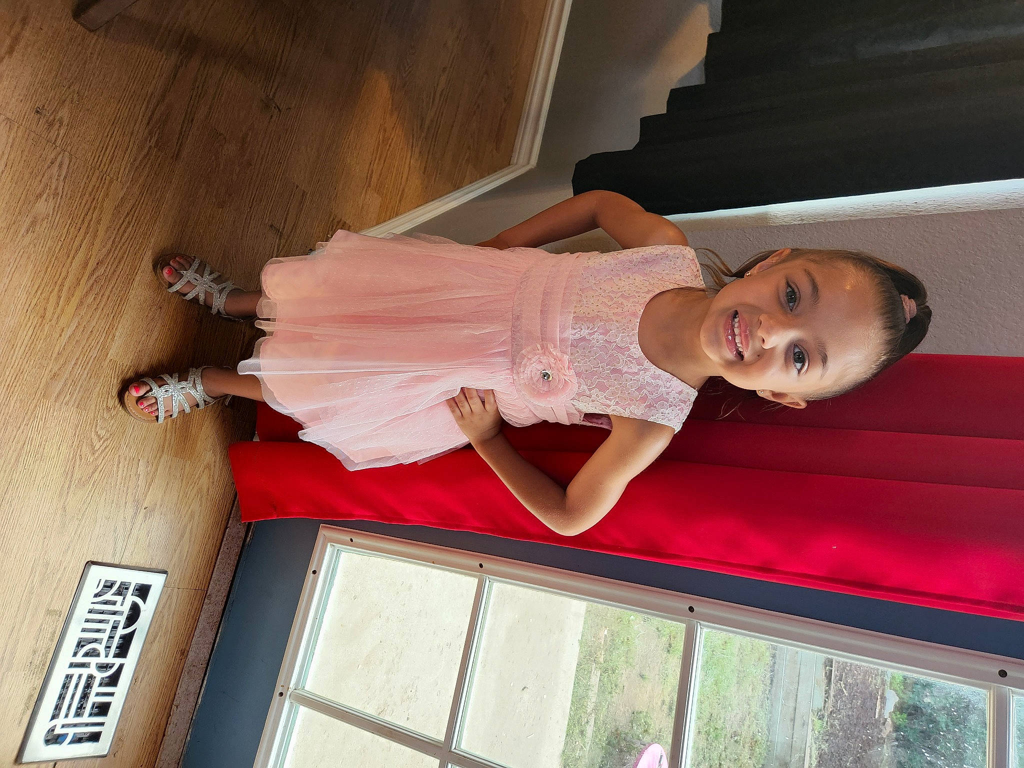 Nesaya joined the competition — help win amazing prizes! baby_toddler_clothing, beauty, child, cocktail_dress, day_dress, dress, fashion_design, flooring, fun, human_leg, joy, magenta, pattern, person, pink, room, smile, textile, thigh, toddler