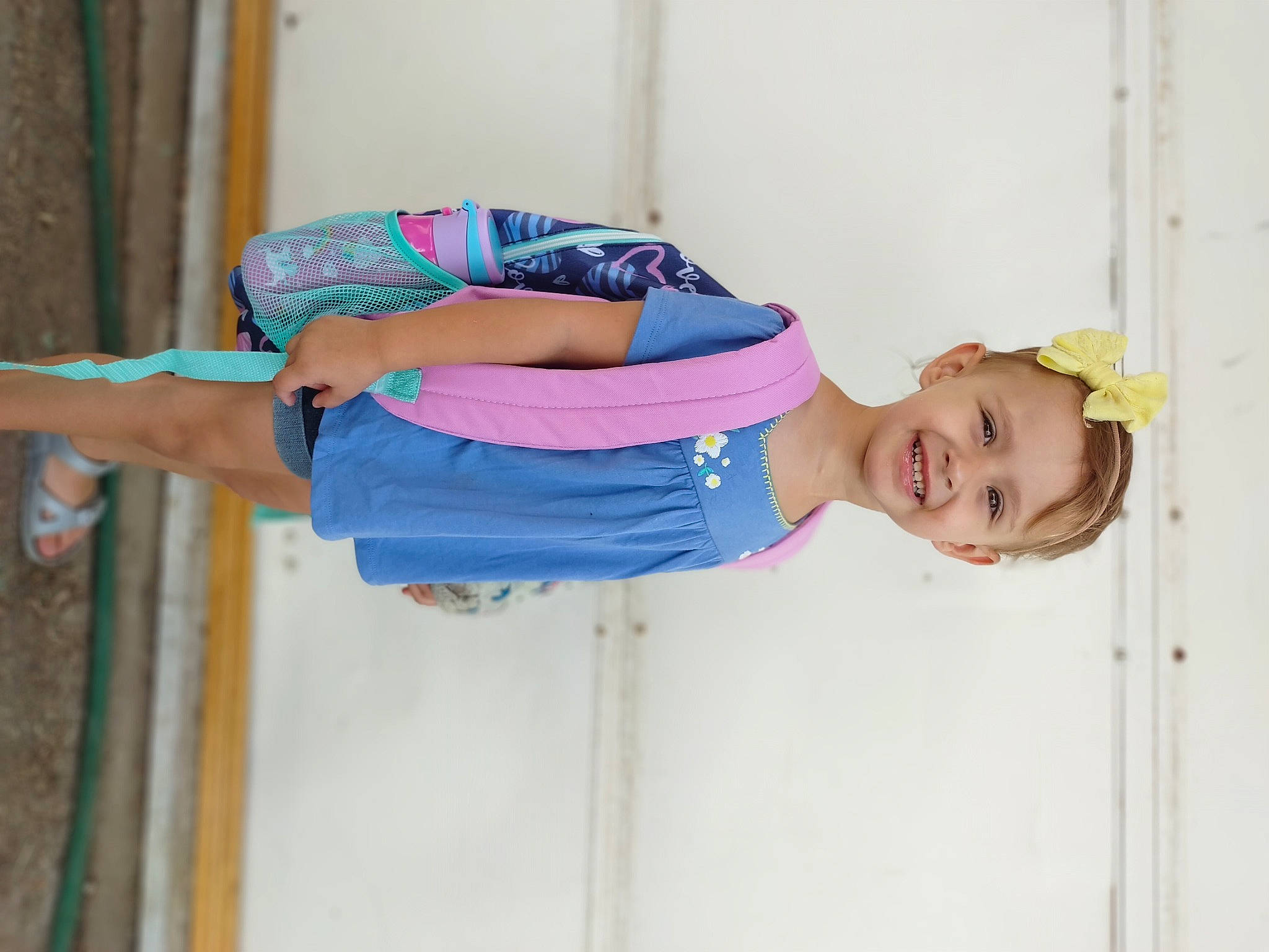 Aislynn joined the competition — help win amazing prizes! baby_toddler_clothing, cleanliness, elbow, electric_blue, fun, happy, hat, human_leg, joy, knee, magenta, pattern, person, pink, room, sleeve, smile, thigh, toddler, waist