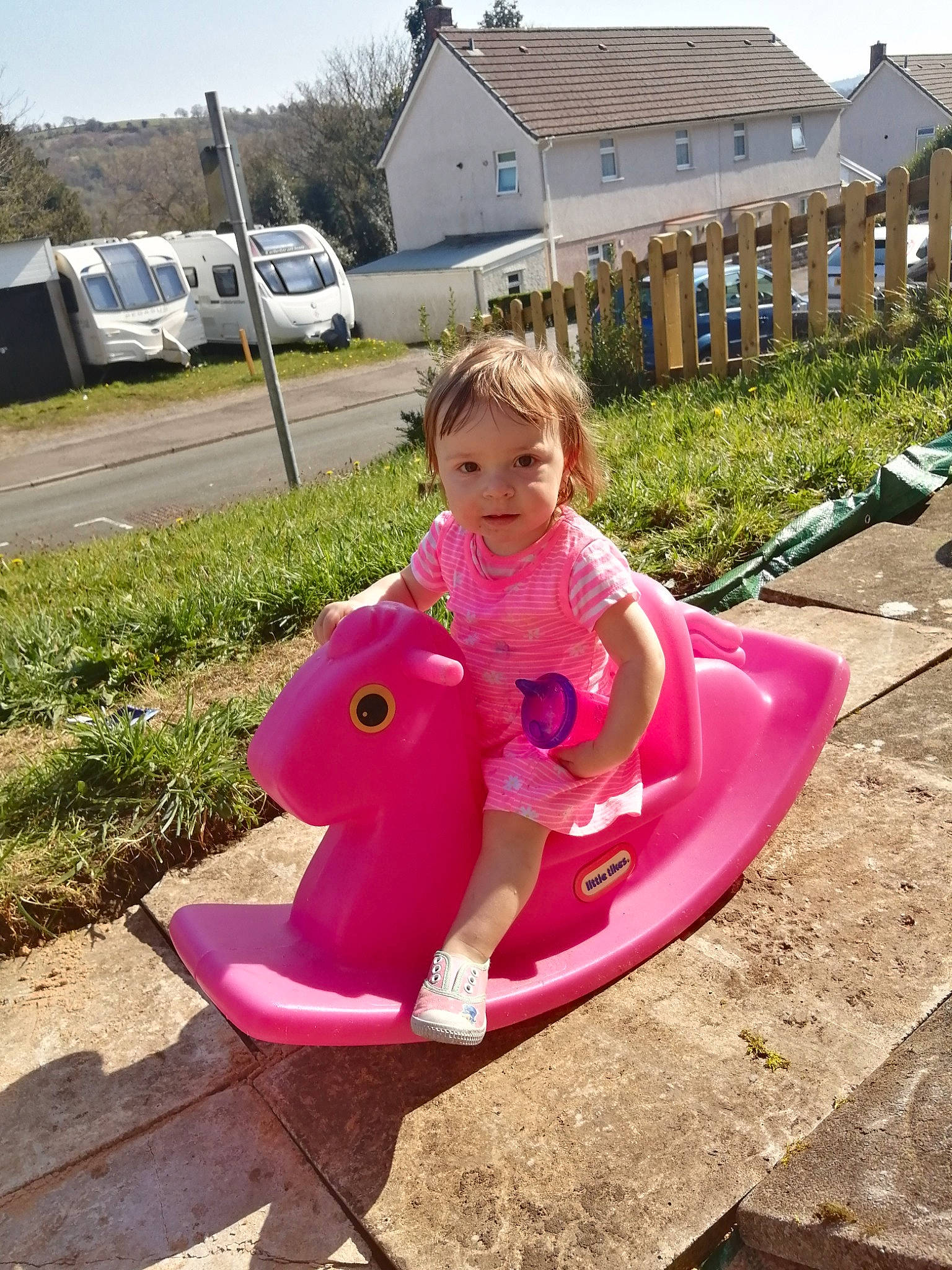 Ebony is registered to the contest to win money with this photo: child, fun, leisure, magenta, outdoor_play_equipment, person, pink, play, playground, public_space, recreation, vacation