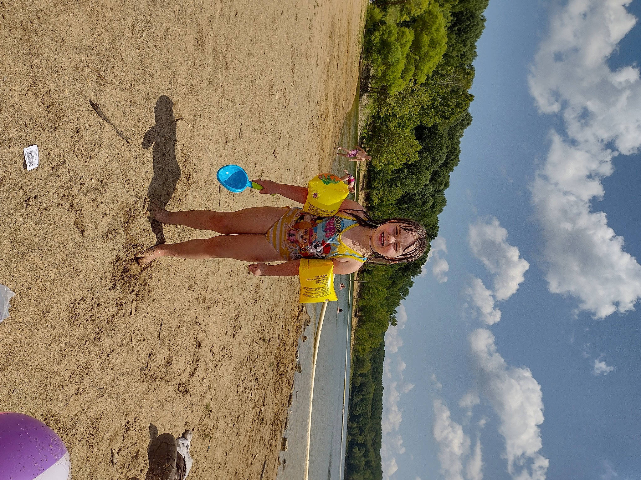 Jolene joined the competition — help win amazing prizes! adventure, azure, beach, cloud, extreme_sport, fun, happy, joy, landscape, leisure, people_in_nature, person, plant, recreation, shadow, shorts, sky, swimwear, tire, toddler