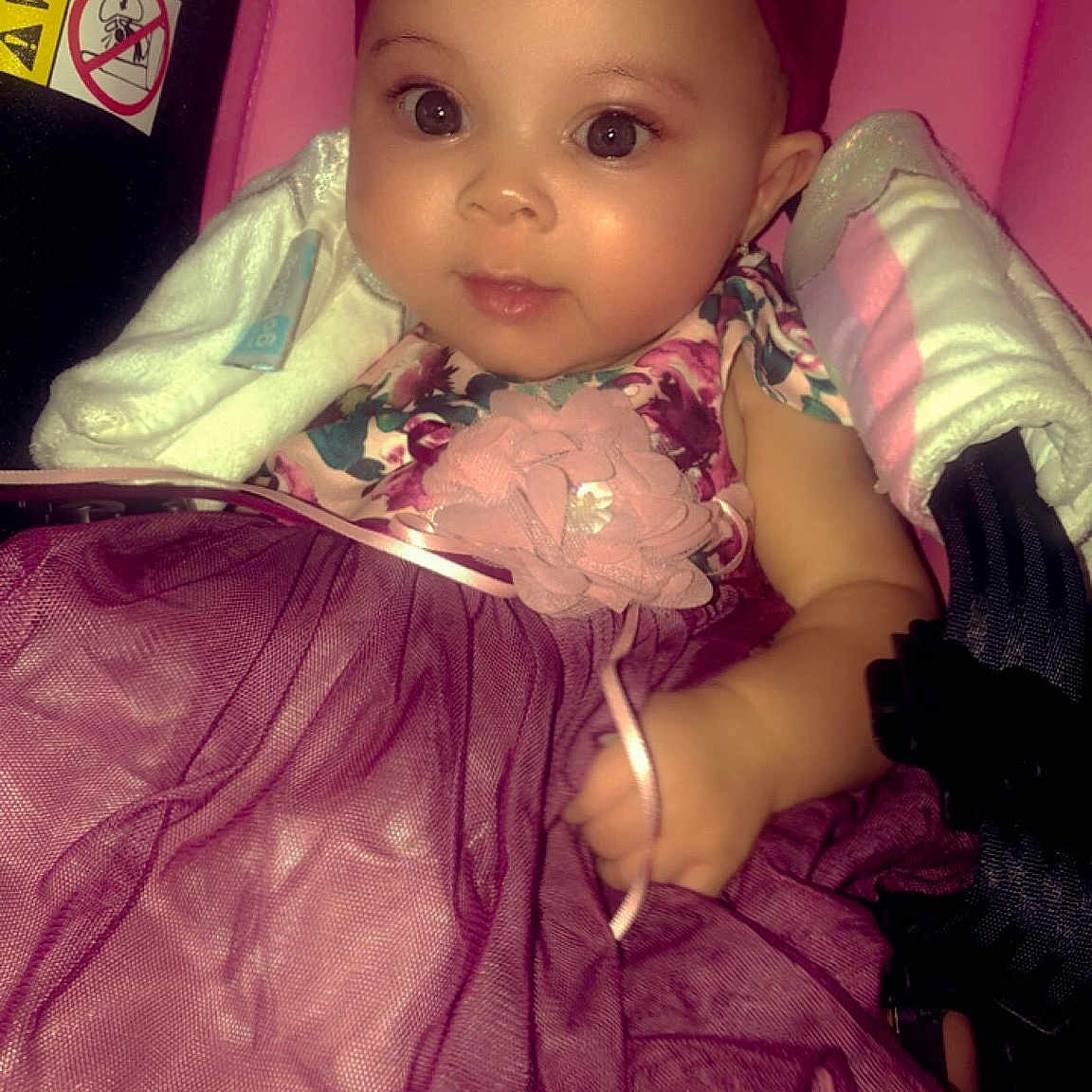 Kynsley Payton Thomas is registered to the contest to win money with this photo: baby, baby_products, cheek, child, eye, iris, pink, product, skin, smile, toddler