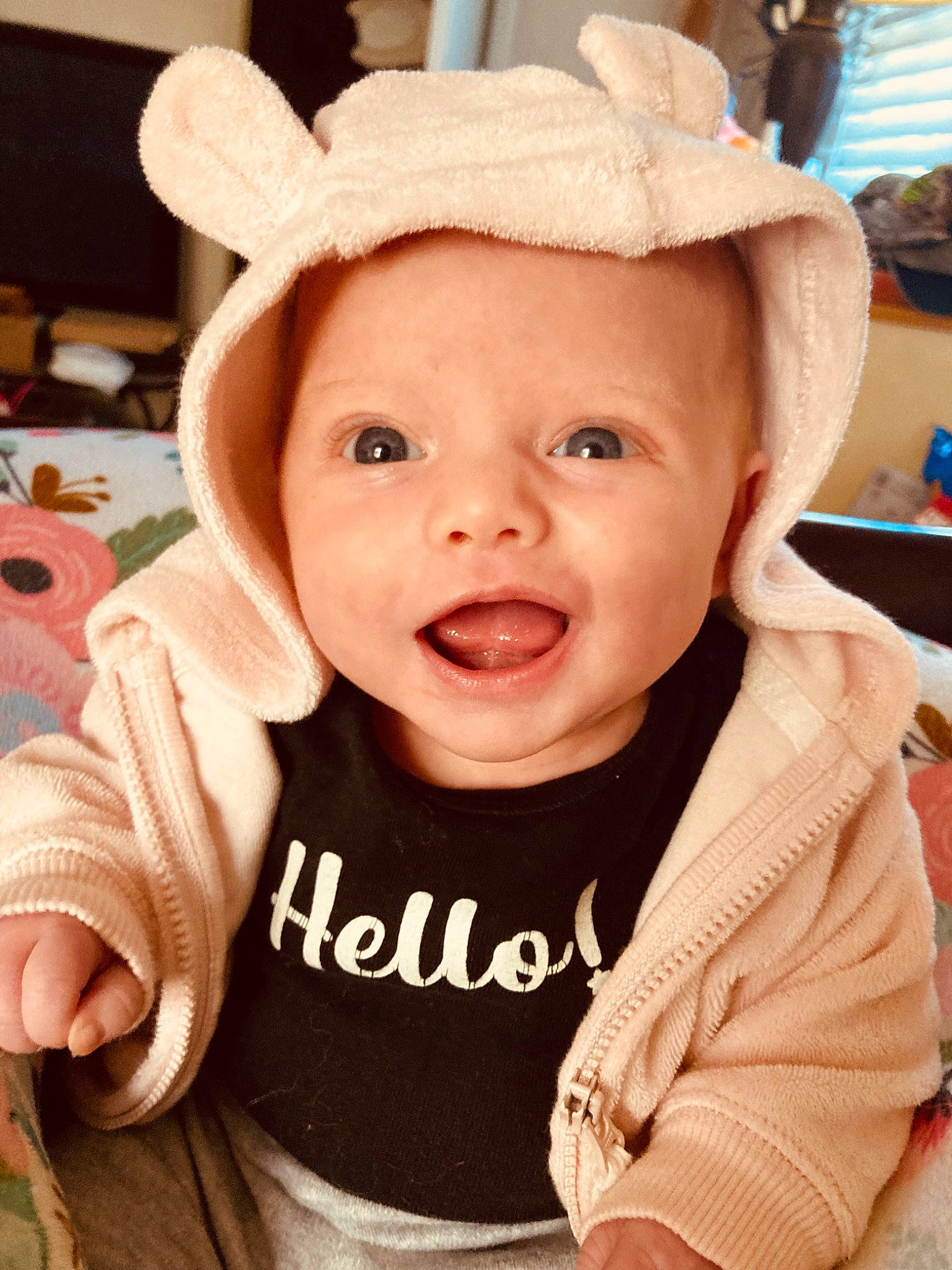 Jay joined the competition — help win amazing prizes! baby, baby_toddler_clothing, cap, cheek, chin, clothing, eye, eyebrow, eyelash, happy, hat, headwear, human_body, iris, lip, outerwear, person, skin, sleeve, smile
