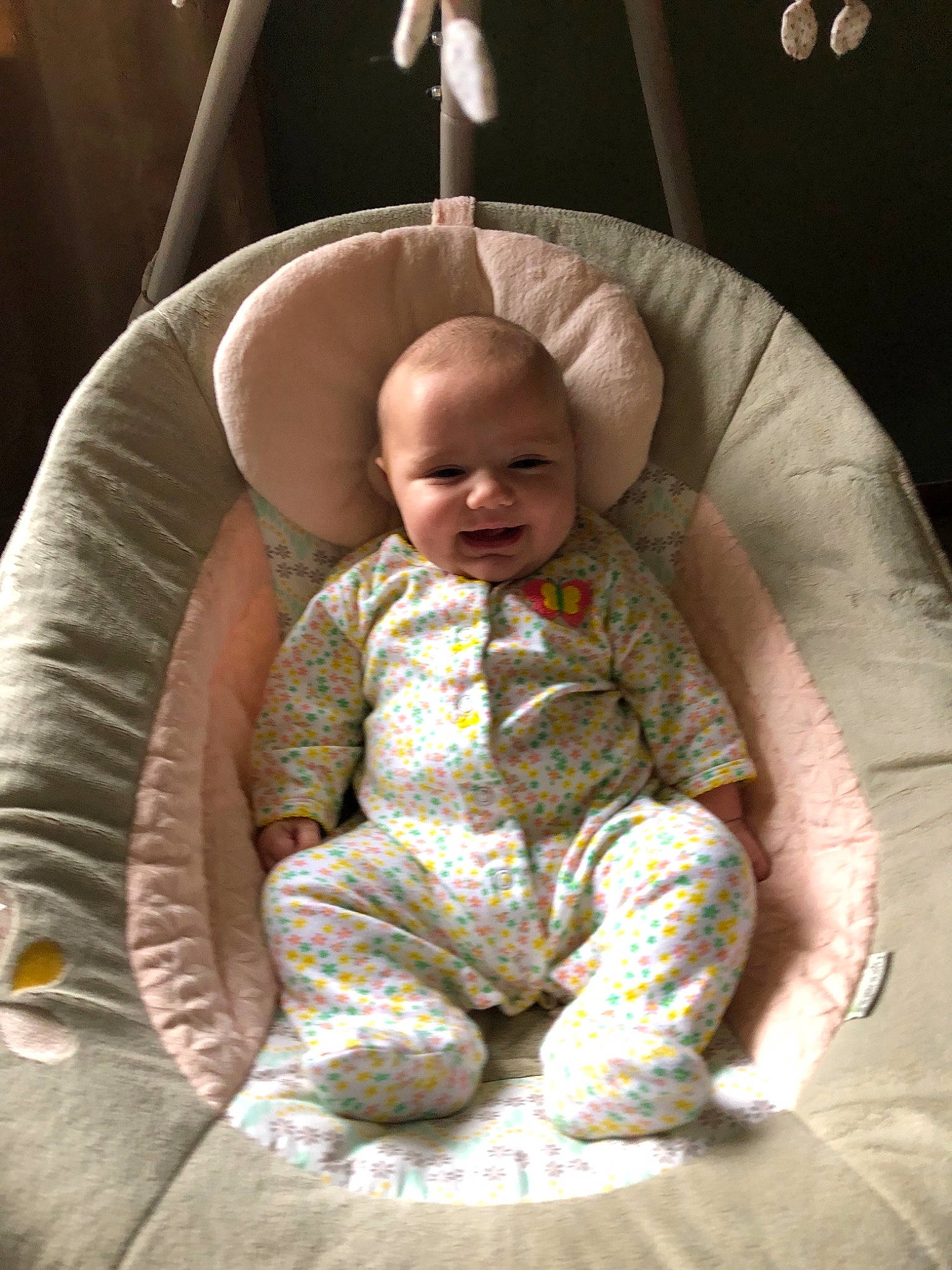 Jaelyn is registered to the contest to win money with this photo: baby, baby_products, child, comfort, person, product, sitting, toddler