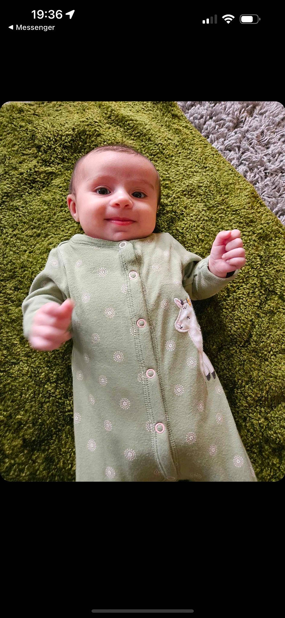 Daliah participe au concours pour gagner de l'argent avec cette photo : baby, baby_toddler_clothing, cheek, child, eye, face, facial_expression, finger, gesture, grass, hand, happy, human_body, people_in_nature, person, pink, skin, sleeve, smile, standing