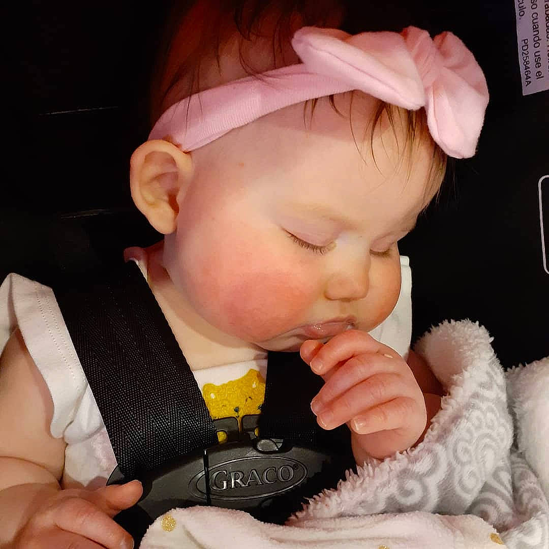 Helen is registered to the contest to win money with this photo: baby, baby_sleeping, cheek, child, ear, finger, hair_accessory, hand, head, headband, headgear, mouth, nail, nose, person, skin, sleep, thumb, toddler