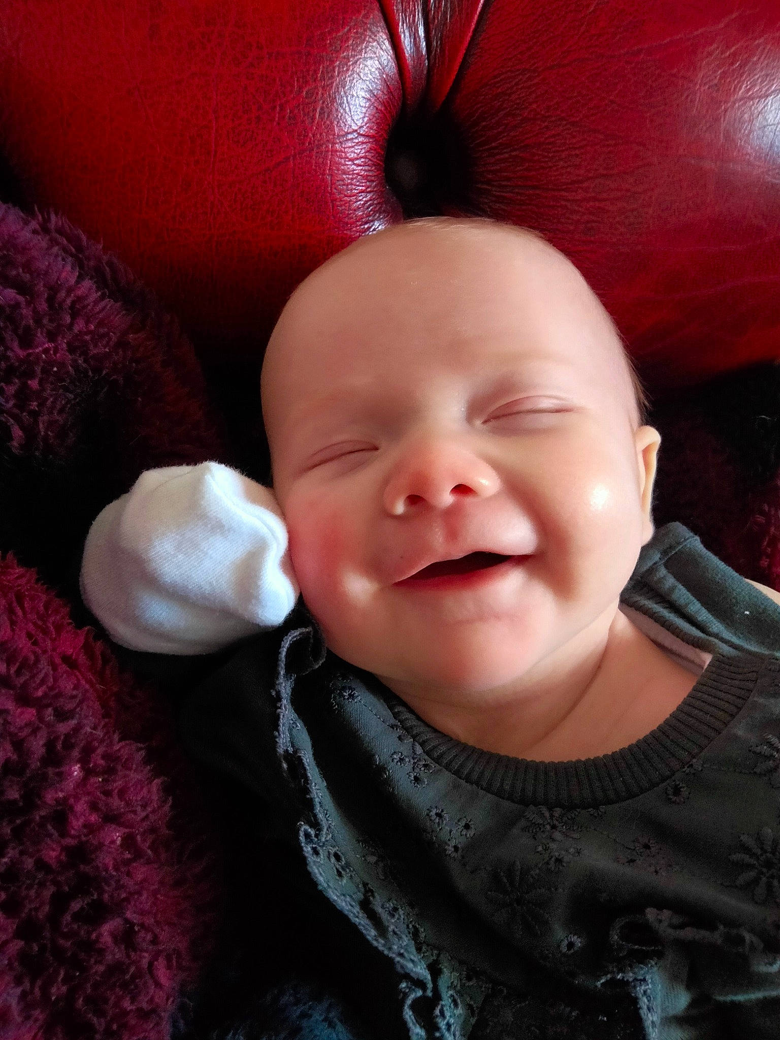 Aria-rose joined the competition — help win amazing prizes! baby, baby_toddler_clothing, cheek, child, chin, comfort, eyebrow, eyelash, face, happy, joy, lip, magenta, mouth, nose, person, pink, sitting, skin, sleeve