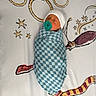 Weston is registered to the contest to win money with this photo: newborn, baby, swaddle, pacifier, hat, sleeping, illustration, rings, stars, broomstick, scarf, blanket, checkered_pattern, infant, cute, cozy, resting, child, portrait, whimsical