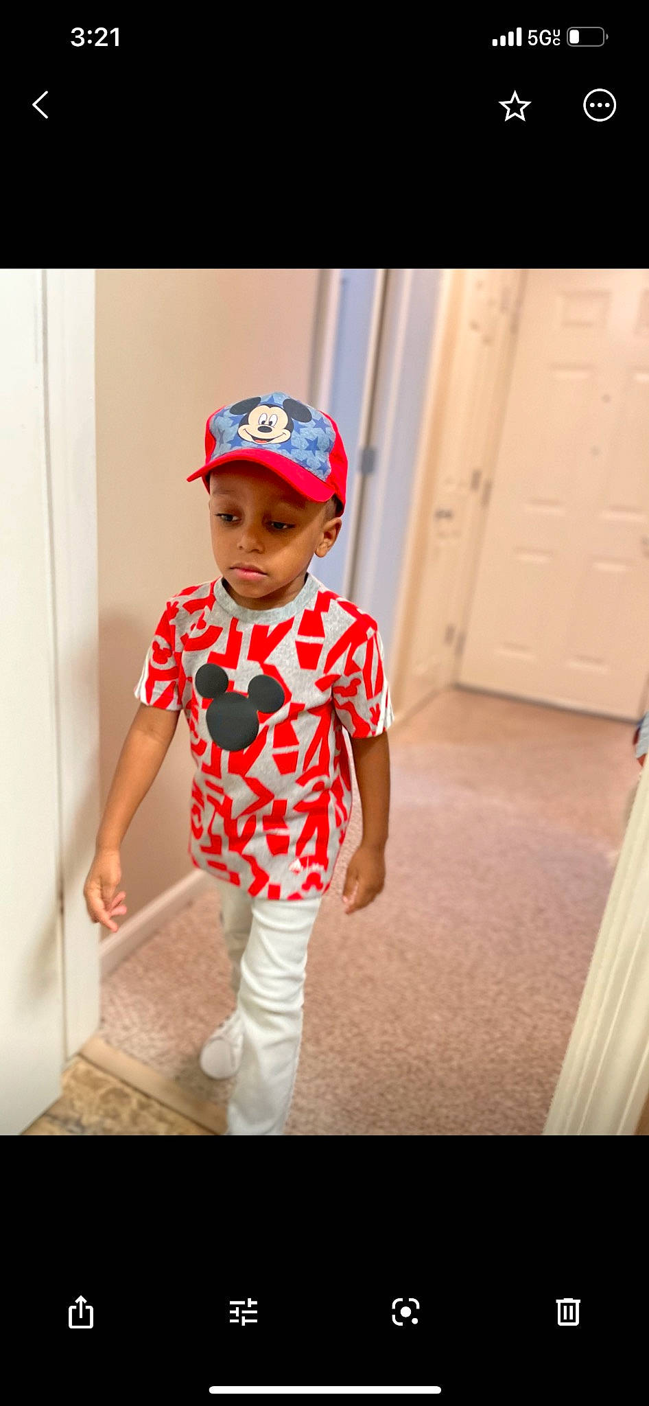 Eddie joined the competition — help win amazing prizes! baby_toddler_clothing, baseball_cap, cap, child, cool, door, electric_blue, eyewear, face, flooring, fun, happy, hat, headwear, pattern, person, sleeve, smile, sportswear, t_shirt