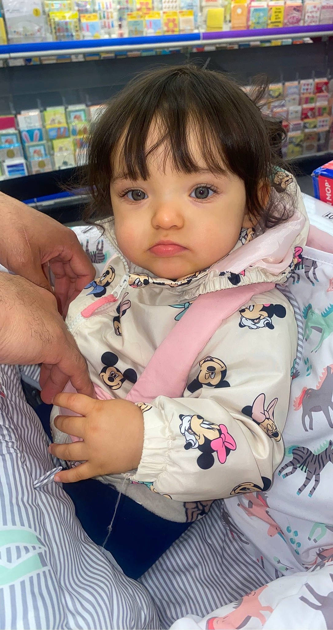 Anayah joined the competition — help win amazing prizes! baby, baby_toddler_clothing, bangs, bib, cheek, child, eyelash, fun, happy, iris, linens, nose, pattern, person, sitting, skin, sleeve, toddler, vacation