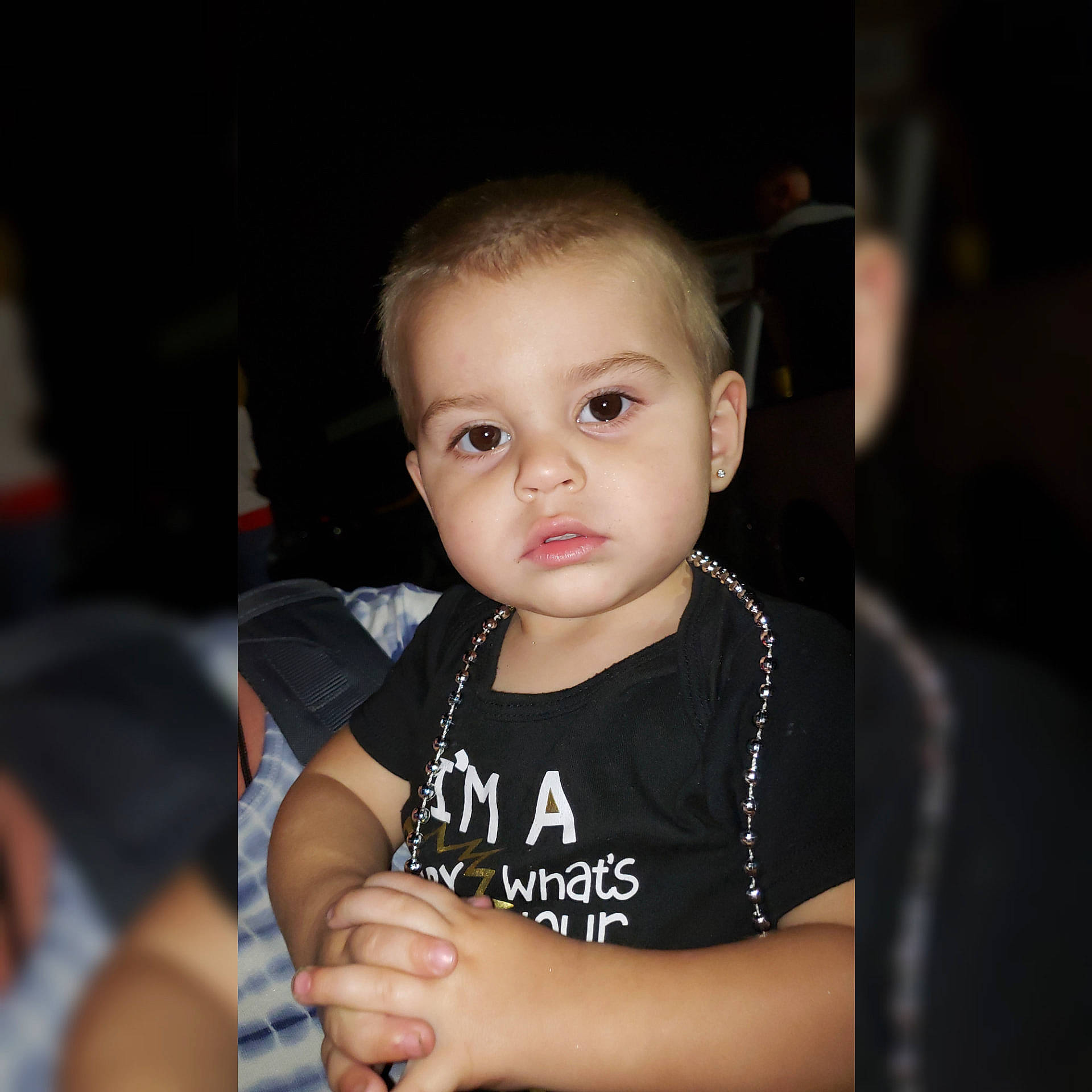 Danilo is registered to the contest to win money with this photo: boy, cheek, child, cool, eye, fun, girl, human, infant, person, product, skin, smile, toddler