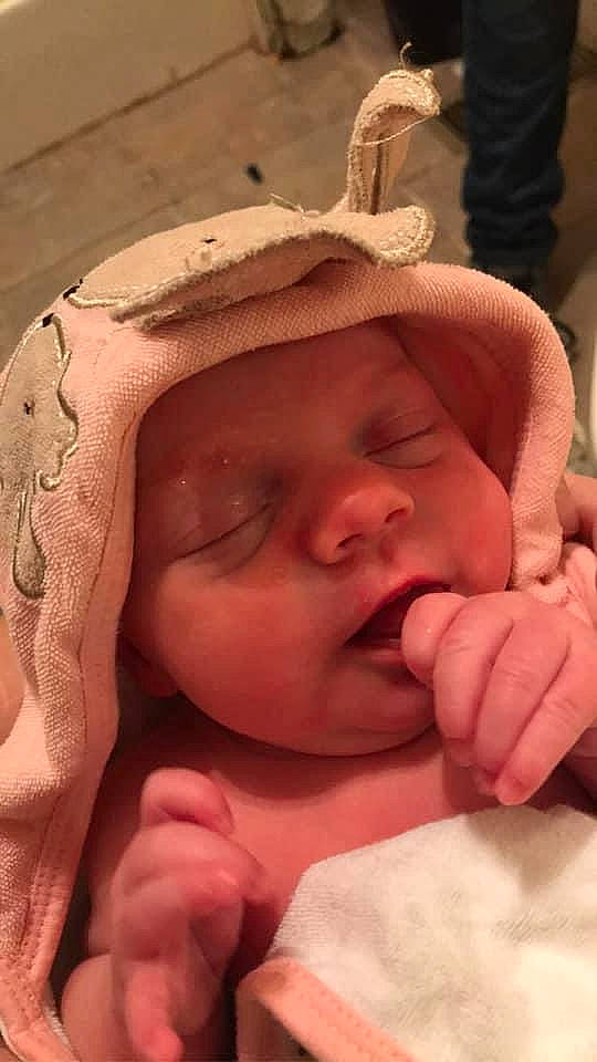 Leela joined the competition — help win amazing prizes! baby, birth, cheek, child, childbirth, facial_expression, finger, hand, headwear, lip, mouth, nose, person, skin, smile, thumb, toddler