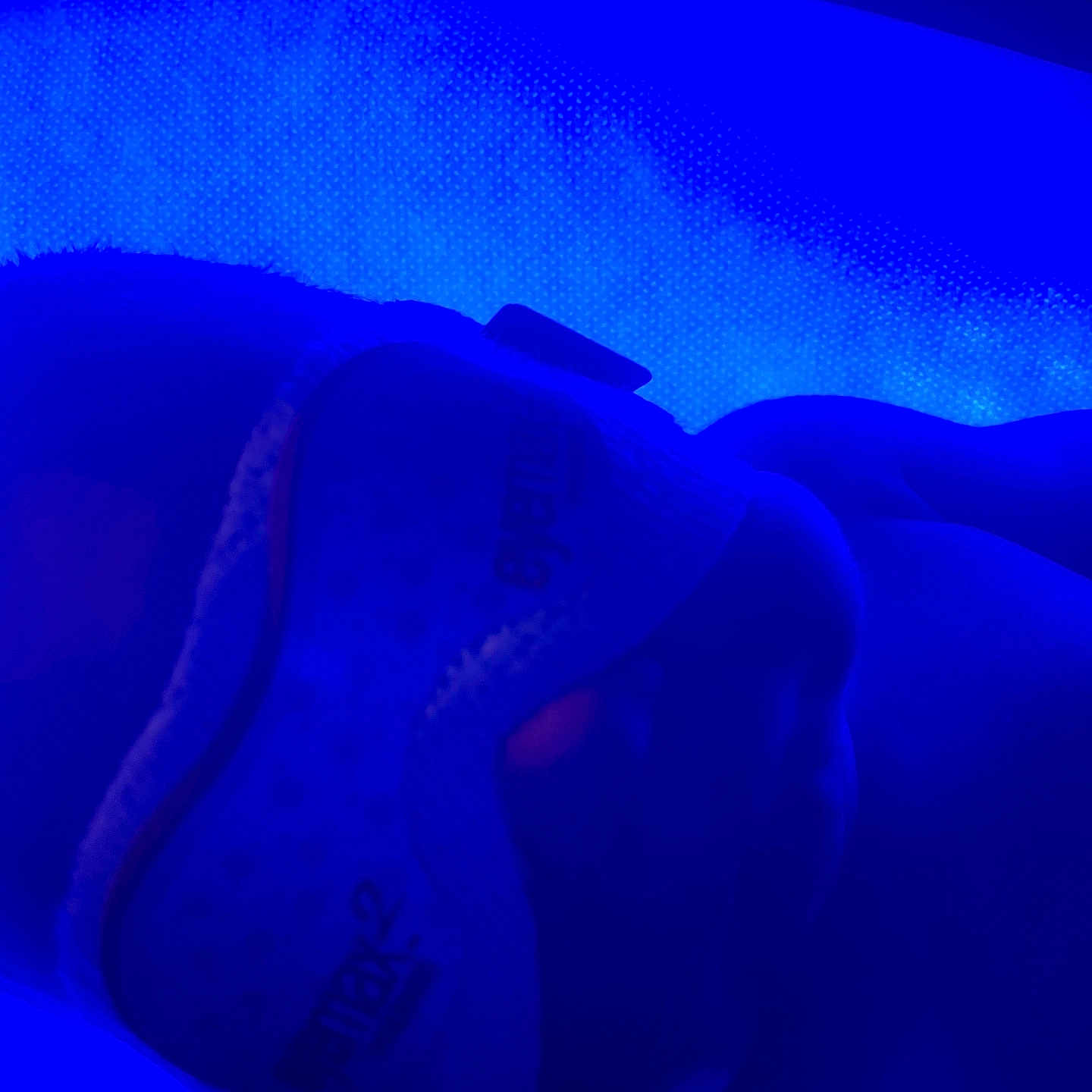 Kaylee joined the competition — help win amazing prizes! accessories, baby, baseball, bed, bodypart, cap, clothing, couch, cushion, finger, furniture, glove, hand, hat, head, homedecor, light, newborn, person, purple