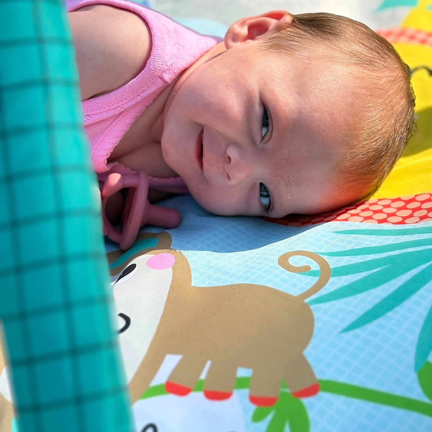 Raylynn is registered to the contest to win money with this photo: baby, bed, blanket, clothing, crib, cushion, face, furniture, happy, head, homedecor, infantbed, newborn, person, photography, portrait, quilt, sleeping, smile, t_shirt