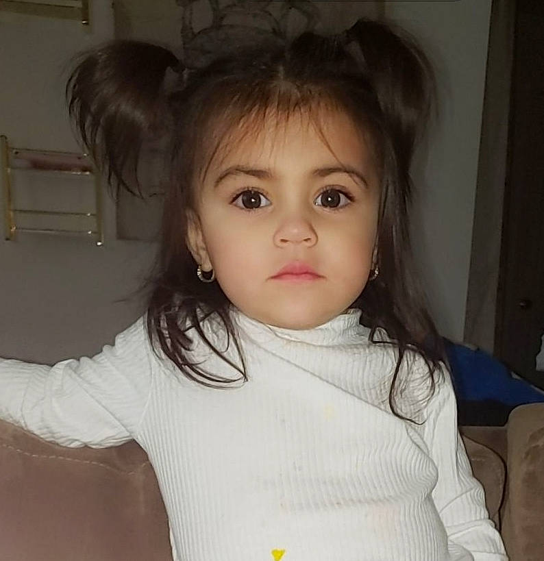 Catalina joined the competition — help win amazing prizes! baby_toddler_clothing, bangs, cheek, ear, eyebrow, eyelash, flash_photography, forehead, gesture, happy, iris, jaw, lip, neck, nose, person, shoulder, skin, sleeve, smile